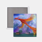 フェニックス飛んでいるアットナイト マグネット (正面/裏面)