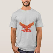 フェニックス飛んでいるバード Tシャツ (正面)