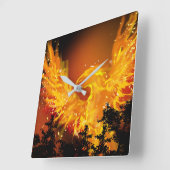 フェニックス飛行時計 スクエア壁時計 (傾斜)