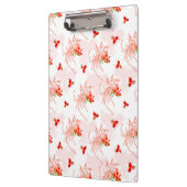 フェニックス鳥とフェニックスの花のシームレスパターン クリップボード (左)