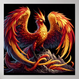フェニックス鳥 ポスター