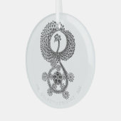 フェニックス10年 ガラスオーナメント (正面左)