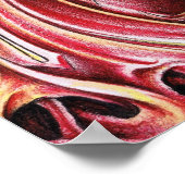 フェニックス12"x27"ポスターの炎 ポスター (角)