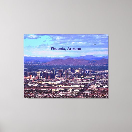 フェニックス・アリゾナの昼間風景 キャンバスプリント (正面)