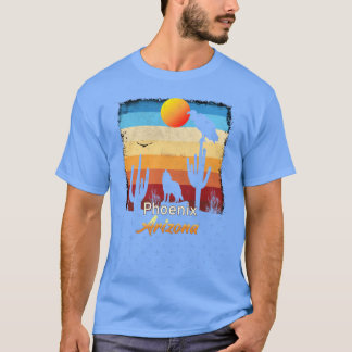 フェニックス アリゾナ州 アリゾナ サンセット コヨーテ ハゲタカ サボテン Tシャツ