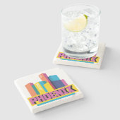 フェニックス、アリゾナ|のネオンスカイライン ストーンコースター (横)