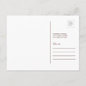 フェニックス、アリゾナ|の引っ越しました インビテーションポストカード (裏面)