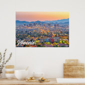 フェニックス、アリゾナ、統一された州 ポスター (キッチン)