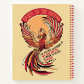 フェニックス オブ ザ オーダー クロスハッチ エンブレム ノートブック (裏面)