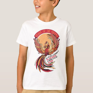 フェニックス·クロスハッチ·エンブレムの章 Tシャツ