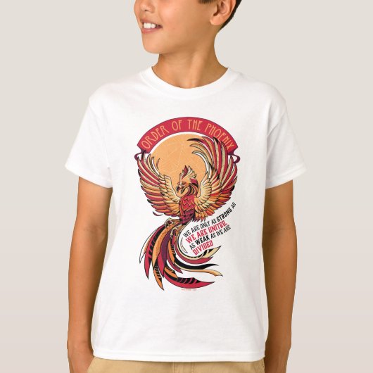 フェニックス·クロスハッチ·エンブレムの章 Tシャツ (正面)