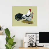 フェニックス:シルバー・ダックウィング・ペア ポスター (ホームオフィス)