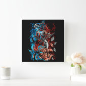 フェニックス スクエア壁時計 (ホーム)