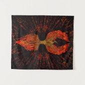 フェニックス・ツリー・オブ・ライフ タペストリー (正面(横))