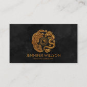 フェニックス&ドラゴンオーナメント 名刺 (正面)