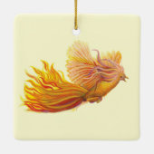 フェニックス・バードイン・フライト セラミックオーナメント (裏面)