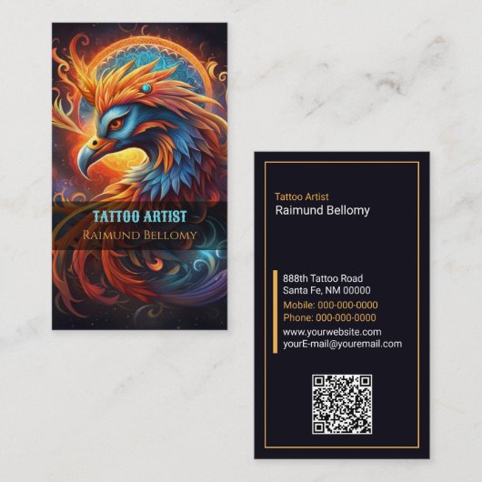 フェニックス・ビジネス・カード 名刺 (正面/裏面)