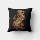 フェニックス·フェン中国の·セリック·アニマル クッション (裏面)