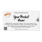 *~* フェニックス ボディ クリーム フェイス バス ソープ QR ラベル (正面)