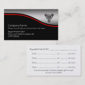 フェニックス・ライジング、赤いスウーシュ、アポイントメントカード 名刺 (正面/裏面)