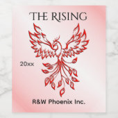 フェニックス・レッド飛行 ワインラベル (シングルラベル)