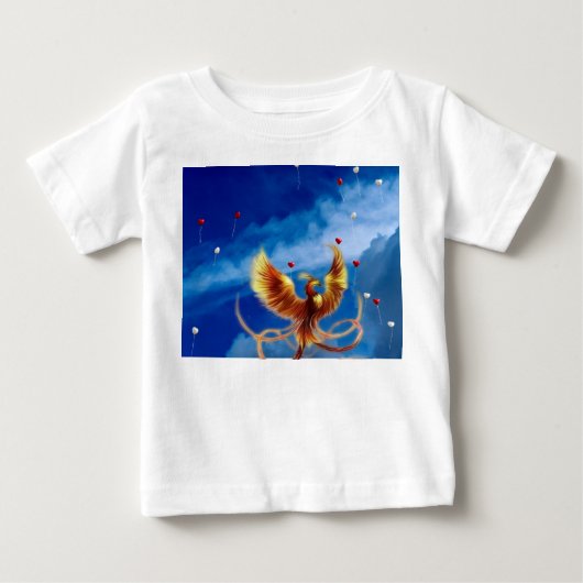 フェニックス / 不死鳥 ベビーTシャツ (正面)