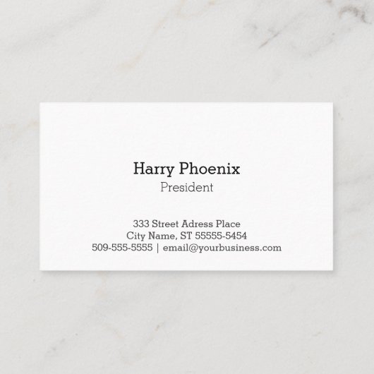 フェニックス 名刺 (裏面)