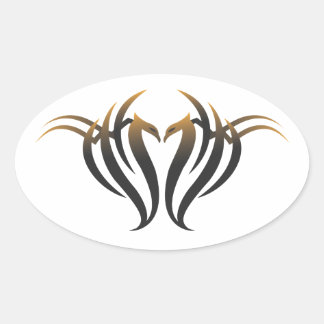 フェニックス 楕円形シール