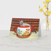 フェニックス – 水のテスト – グリーティングカード (黄色い花)