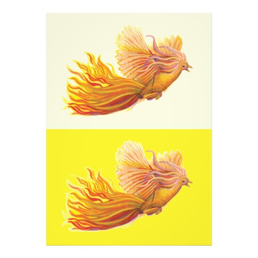フェニックス – 生まれ変わった鳥 フォトプリント (正面)