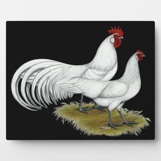 フェニックス：白ペア フォトプラーク (正面)