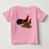 フェニックス： BB赤ペア ベビーTシャツ (裏面)