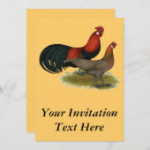 フェニックス： BB赤ペア 招待状 (正面/裏面)