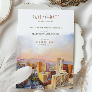 フェニックスArizona Skyline Save the Date 招待状