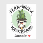 フェニラアイスクリームアイスクリームプラントプンおもしろい(Fernilla Ice Cream P シール (シート)