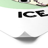 フェニラアイスクリームアイスクリームプラントプンおもしろい(Fernilla Ice Cream P ポスター (角)