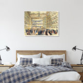 フェニーチェ劇場でマスクされたボール,ヴェネツィア, 19th キャンバスプリント (インサイチュ (寝室))