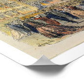 フェニーチェ劇場でマスクされたボール，ヴェネツィア， 19th ポスター (角)