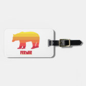 フェニーブリティッシュコロンビアレインボーベア ラゲッジタグ (正面横)