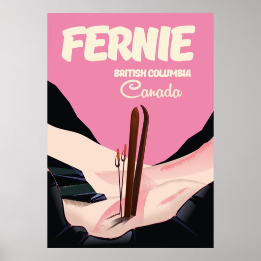 フェニー・ブリティッシュ・コロンビア・スキーのポスター ポスター (正面)