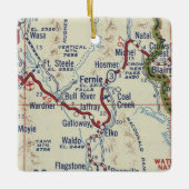 フェニーBCヴィンテージマップ セラミックオーナメント (正面)