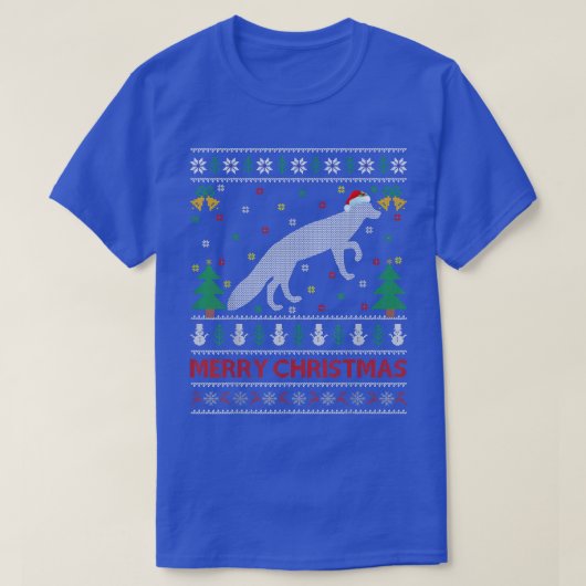 フェネクフォー動物愛好家醜いサンタフェネクフォーキリスト Tシャツ (デザイン正面)