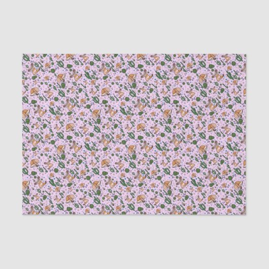 フェネックキツネズインピンク 薄葉紙 (正面)