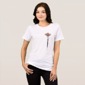 フェノメナルTシャツ - 励ましの花のつぼみ トライブレンドTシャツ (正面全面)