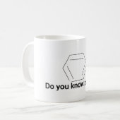 フェノール構造式カップ コーヒーマグカップ (正面左)