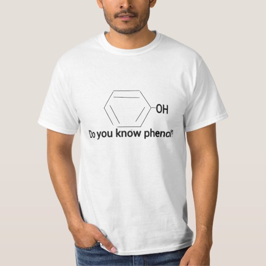 フェノール構造式Tシャツ Tシャツ