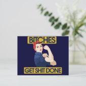 フェミおもしろいストのユーモア ポストカード (スタンド正面)