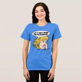 フェミおもしろいニストが家父長制を取り除こう トライブレンドTシャツ (正面全面)