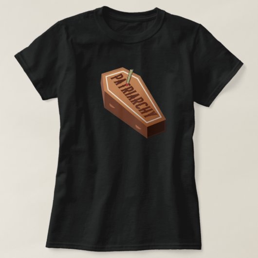 フェミおもしろいニストが父国を守る Tシャツ (デザイン正面)