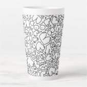 フェミおもしろいニストベビー カフェラテマグ (正面)